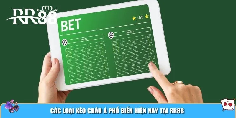 Các loại kèo châu Á phổ biến hiện nay tại RR88