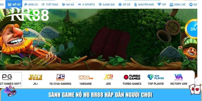 Sảnh game nổ hũ RR88 hấp dẫn người chơi