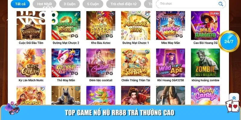 Top game nổ hũ RR88 trả thưởng cao
